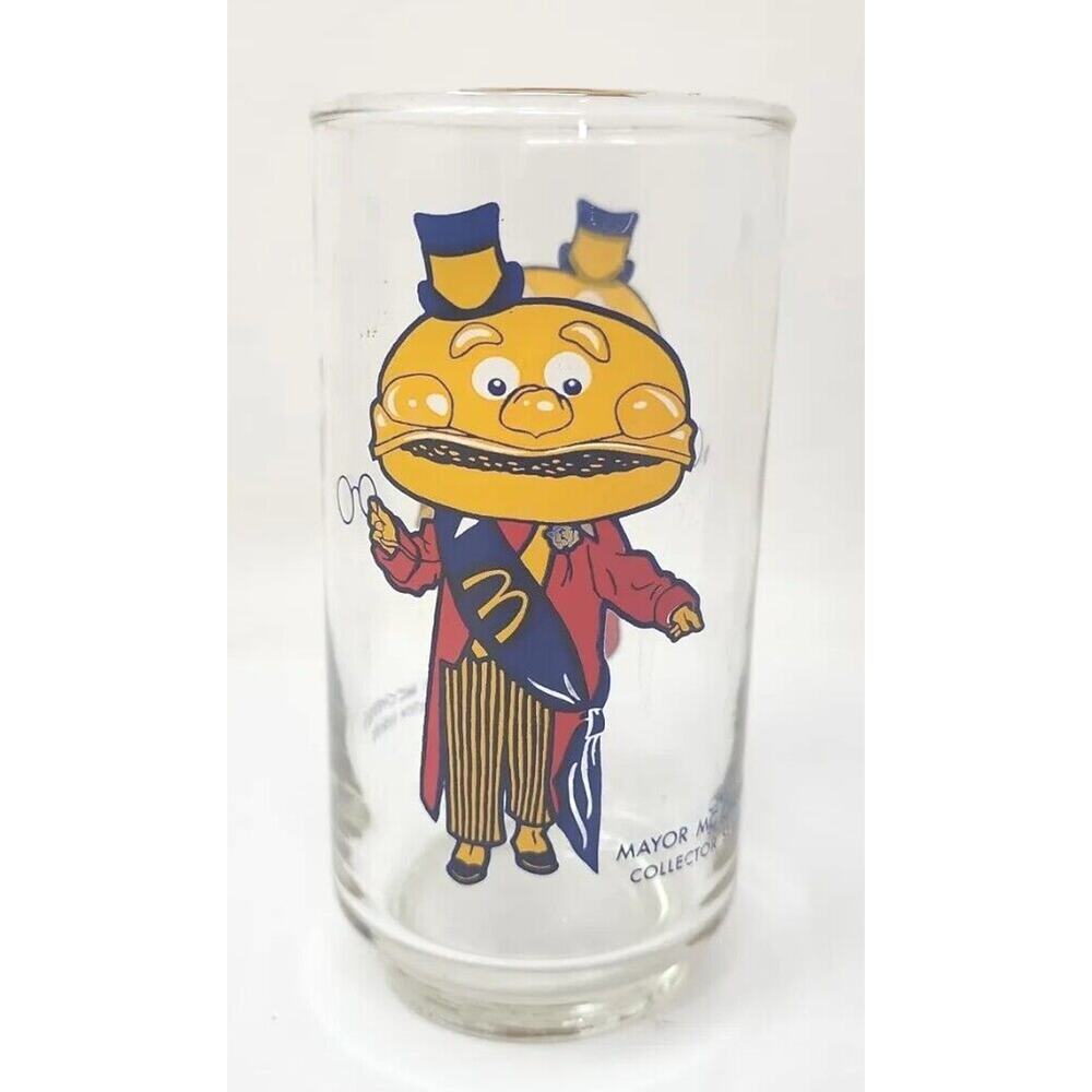 1970's McDonald's Mayor MC Cheese Glass Collector‎ Series U302